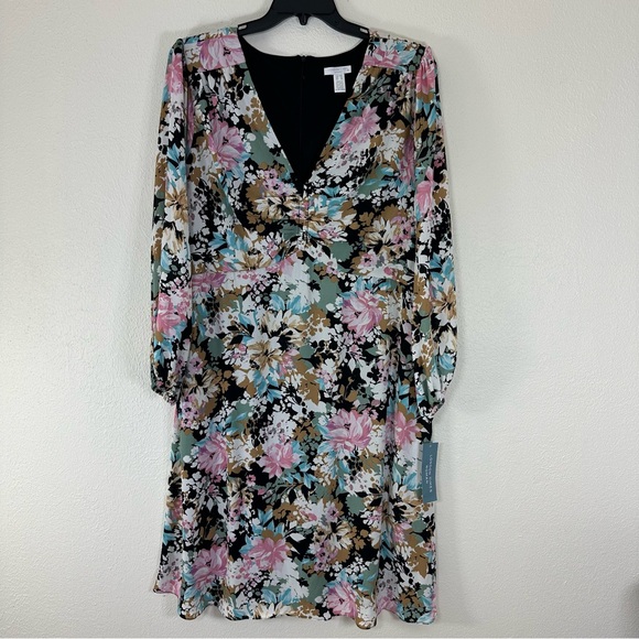 London Times Woman Women’s Dress Floral Midi - Picture 3 of 12